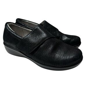 Alegria Lauryn Leather clogs loafers comfort orthopedic orthotic shoe EU 38 Wide